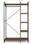 Hanah Home Peka9023 Soporte de Entrada Natural y Negro